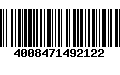 Código de Barras 4008471492122