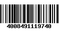 Código de Barras 4008491119740