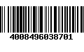 Código de Barras 4008496038701