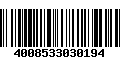 Código de Barras 4008533030194