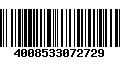 Código de Barras 4008533072729