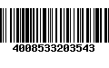 Código de Barras 4008533203543