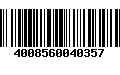 Código de Barras 4008560040357