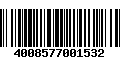 Código de Barras 4008577001532