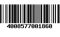 Código de Barras 4008577001860