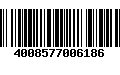 Código de Barras 4008577006186