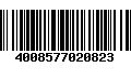 Código de Barras 4008577020823