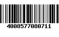 Código de Barras 4008577080711