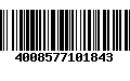 Código de Barras 4008577101843