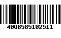 Código de Barras 4008585102511