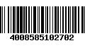 Código de Barras 4008585102702