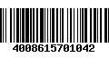 Código de Barras 4008615701042