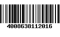 Código de Barras 4008638112016