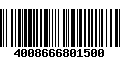 Código de Barras 4008666801500