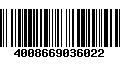 Código de Barras 4008669036022