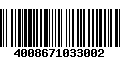 Código de Barras 4008671033002