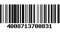 Código de Barras 4008713700831