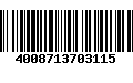 Código de Barras 4008713703115