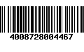 Código de Barras 4008728004467