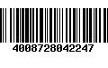 Código de Barras 4008728042247