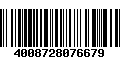 Código de Barras 4008728076679