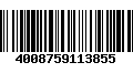 Código de Barras 4008759113855