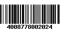 Código de Barras 4008778002024