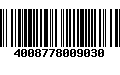 Código de Barras 4008778009030