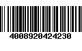 Código de Barras 4008920424230