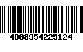 Código de Barras 4008954225124