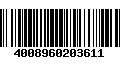 Código de Barras 4008960203611