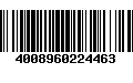 Código de Barras 4008960224463