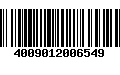 Código de Barras 4009012006549