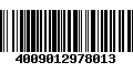 Código de Barras 4009012978013