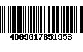 Código de Barras 4009017851953