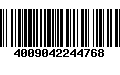 Código de Barras 4009042244768