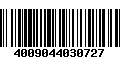 Código de Barras 4009044030727