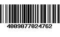 Código de Barras 4009077024762