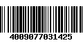 Código de Barras 4009077031425