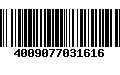 Código de Barras 4009077031616