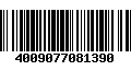 Código de Barras 4009077081390