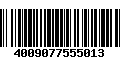 Código de Barras 4009077555013