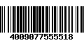 Código de Barras 4009077555518