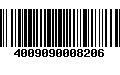 Código de Barras 4009090008206