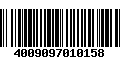 Código de Barras 4009097010158