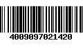 Código de Barras 4009097021420