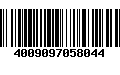 Código de Barras 4009097058044