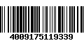 Código de Barras 4009175119339