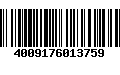 Código de Barras 4009176013759