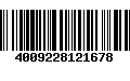 Código de Barras 4009228121678